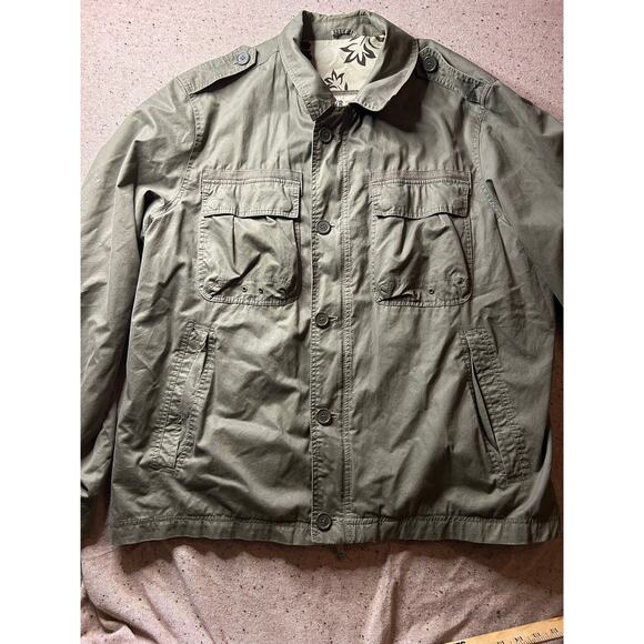 Angelo Litrico Military Style Jacket Green XXL - Picture 9 of 10